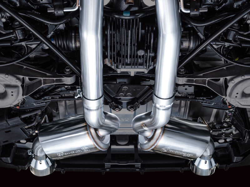 AWE 2023 Nissan Z RZ34 RWD Touring Edition Catback Exhaust System w/ Chrome Silver Tips - Mo-Moto