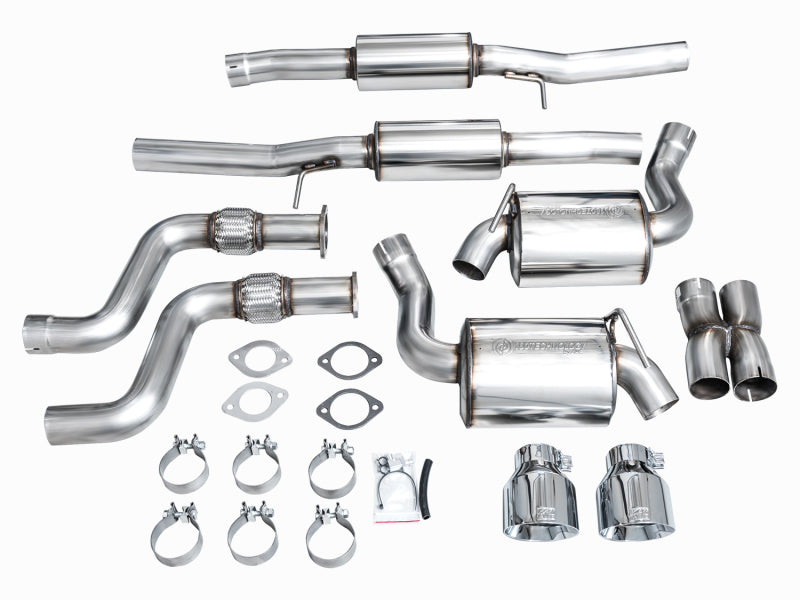 AWE 2023 Nissan Z RZ34 RWD Touring Edition Catback Exhaust System w/ Chrome Silver Tips - Mo-Moto