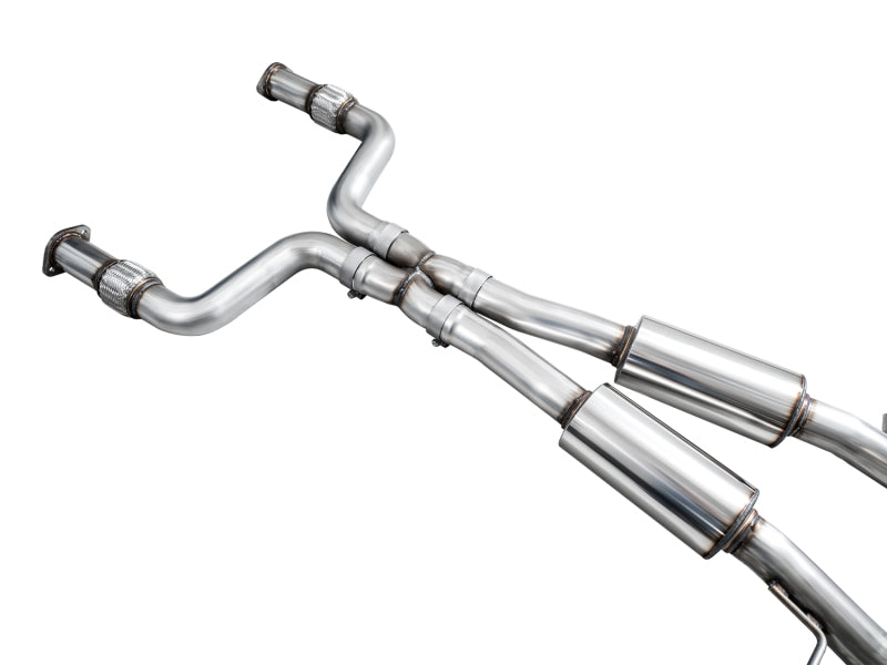 AWE 2023 Nissan Z RZ34 RWD Touring Edition Catback Exhaust System w/ Chrome Silver Tips - Mo-Moto