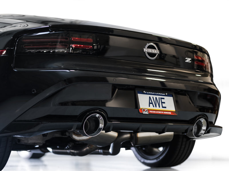 AWE 2023 Nissan Z RZ34 RWD Touring Edition Catback Exhaust System w/ Chrome Silver Tips - Mo-Moto