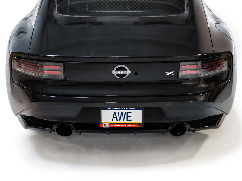 AWE 2023 Nissan Z RZ34 RWD Track Edition Catback Exhaust System w/ Diamond Black Tips - Mo-Moto