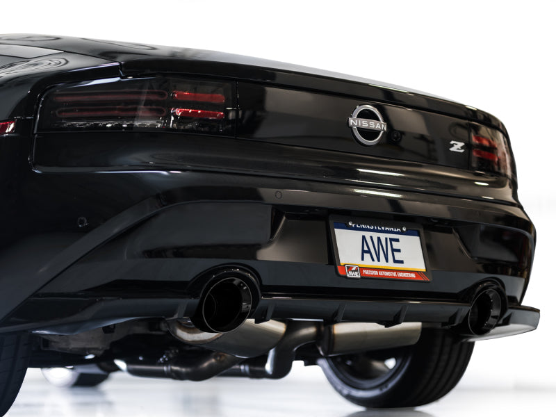 AWE 2023 Nissan Z RZ34 RWD Track Edition Catback Exhaust System w/ Diamond Black Tips - Mo-Moto