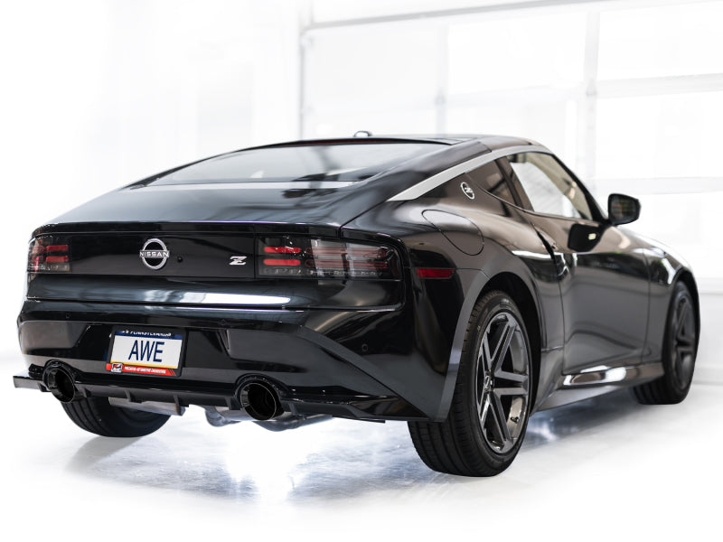 AWE 2023 Nissan Z RZ34 RWD Track Edition Catback Exhaust System w/ Diamond Black Tips - Mo-Moto