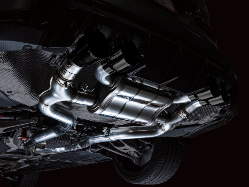 AWE SwitchPath Catback Exhaust for BMW G8X M3/M4 - Diamond Black Tips - Mo-Moto