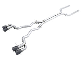 AWE Tuning 18-19 BMW M5 (F90) 4.4T AWD Cat-back Exhaust - Track Edition (Diamond Black Tips) - Mo-Moto