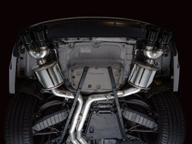 AWE Tuning 19-23 Audi C8 S6/S7 2.9T V6 AWD Touring Edition Exhaust - Diamond Black Tips - Mo-Moto