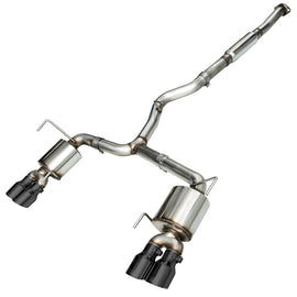 AWE Tuning 2015+ Subaru WRX VA Sedan Touring Edition Exhaust - Diamond Black Tips (102mm) - Mo-Moto