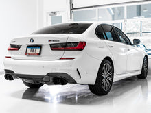 Load image into Gallery viewer, AWE Tuning 2019+ BMW M340i (G20) Resonated Touring Edition Exhaust - Quad Diamond Black Tips - Mo-Moto