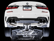 Load image into Gallery viewer, AWE Tuning 2019+ BMW M340i (G20) Resonated Touring Edition Exhaust - Quad Diamond Black Tips - Mo-Moto