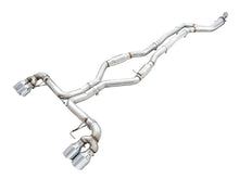 Load image into Gallery viewer, AWE Tuning 2019+ BMW M340i (G20) Track Edition Exhaust - Quad Chrome Silver Tips - Mo-Moto