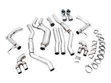 Load image into Gallery viewer, AWE Tuning 2019+ BMW M340i (G20) Track Edition Exhaust - Quad Chrome Silver Tips - Mo-Moto