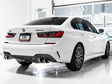 Load image into Gallery viewer, AWE Tuning 2019+ BMW M340i (G20) Track Edition Exhaust - Quad Chrome Silver Tips - Mo-Moto
