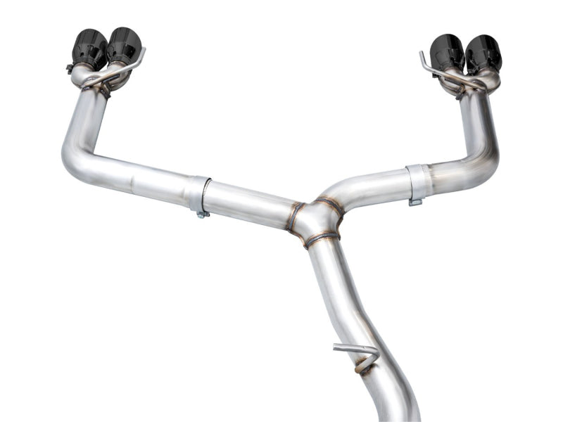 AWE Tuning 2022+ VB Subaru WRX Track Edition Exhaust - Diamond Black Tips - Mo-Moto