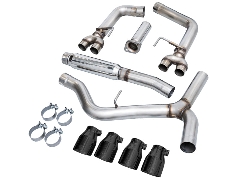 AWE Tuning 2022+ VB Subaru WRX Track Edition Exhaust - Diamond Black Tips - Mo-Moto