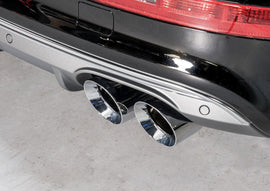 AWE Tuning Audi 8R SQ5 Touring Edition Exhaust - Quad Outlet Chrome Silver Tips - Mo-Moto