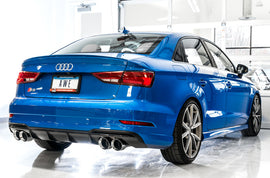 AWE Tuning Audi 8V S3 Track Edition Exhaust w/Chrome Silver Tips 102mm - Mo-Moto