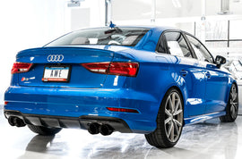 AWE Tuning Audi 8V S3 Track Edition Exhaust w/Diamond Black Tips 102mm - Mo-Moto