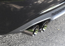 AWE Tuning Audi B8 A4 Touring Edition Exhaust - Single Side Polished Silver Tips - Mo-Moto