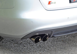 AWE Tuning Audi B8 / B8.5 S4 3.0T Touring Edition Exhaust - Diamond Black Tips (90mm) - Mo-Moto