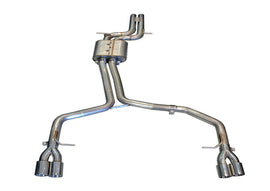 AWE Tuning Audi B8 / B8.5 S4 3.0T Track Edition Exhaust - Chrome Silver Tips (90mm) - Mo-Moto