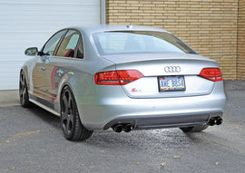 AWE Tuning Audi B8 / B8.5 S4 3.0T Track Edition Exhaust - Chrome Silver Tips (90mm) - Mo-Moto