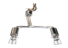 AWE Tuning Audi B8 S5 4.2L Touring Edition Exhaust System - Polished Silver Tips - Mo-Moto