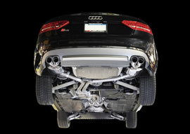 AWE Tuning Audi B8 S5 4.2L Touring Edition Exhaust System - Polished Silver Tips - Mo-Moto