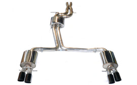 AWE Tuning Audi B8.5 S5 3.0T Touring Edition Exhaust System - Diamond Black Tips (90mm) - Mo-Moto