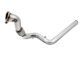 AWE Tuning Audi B9 A4 Track Edition Exhaust Dual Outlet - Diamond Black Tips (Includes DP) - Mo-Moto