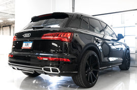 AWE Tuning Audi B9 SQ5 Resonated Touring Edition Cat-Back Exhaust - No Tips (Turn Downs) - Mo-Moto