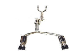 AWE Tuning Audi C7 / C7.5 S6 4.0T Touring Edition Exhaust - Diamond Black Tips - Mo-Moto
