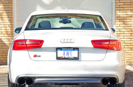 AWE Tuning Audi C7 / C7.5 S6 4.0T Track Edition Exhaust - Diamond Black Tips - Mo-Moto