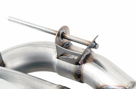 AWE Tuning BMW F3X 335i/435i Touring Edition Axle-Back Exhaust - Chrome Silver Tips (90mm) - Mo-Moto