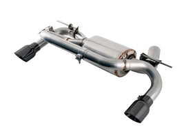 AWE Tuning BMW F3X 340i Touring Edition Axle-Back Exhaust - Diamond Black Tips (102mm) - Mo-Moto
