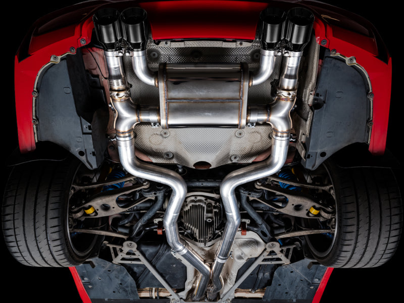 AWE Tuning BMW F8X M3/M4 SwitchPath Catback Exhaust - Diamond Black Tips - Mo-Moto