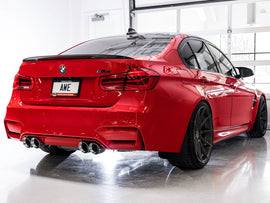 AWE Tuning BMW F8X M3/M4 SwitchPath Catback Exhaust - Diamond Black Tips - Mo-Moto