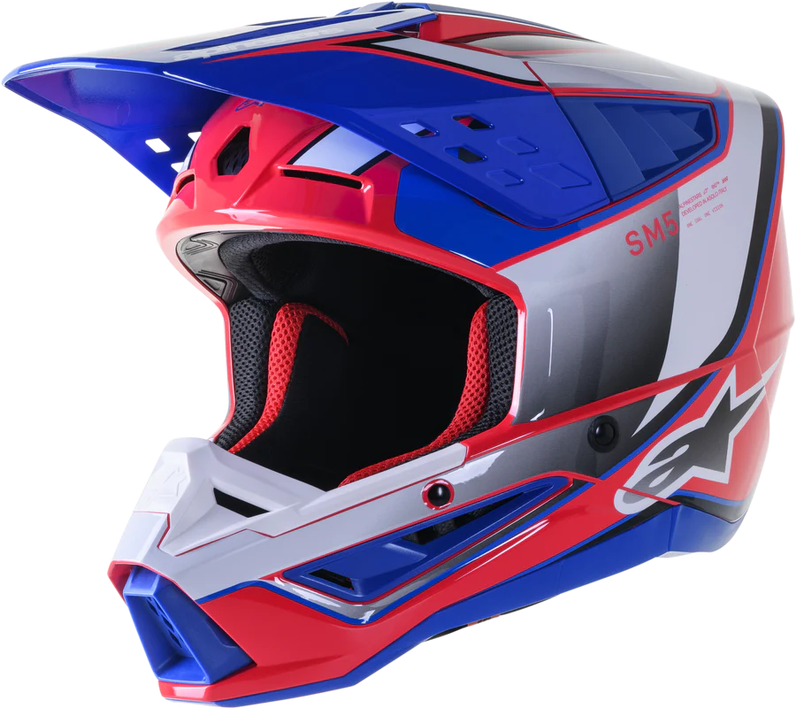 S-M5 Sail Helmet Ylw Fluo/Enamel Blu/Slv G Md
