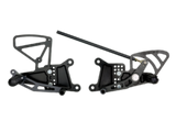 Vortex Racing 03-05 Yamaha YZF-R6, 06-09 YZF-R6 S Rear Set- Black