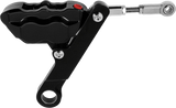 4 Piston Front Brake Kit Flsts Black