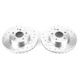Power Stop 15-16 Mercedes-Benz C250 Front Evolution Drilled & Slotted Rotors - Pair
