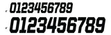 #9 Black 4 Race Series 3/Pk