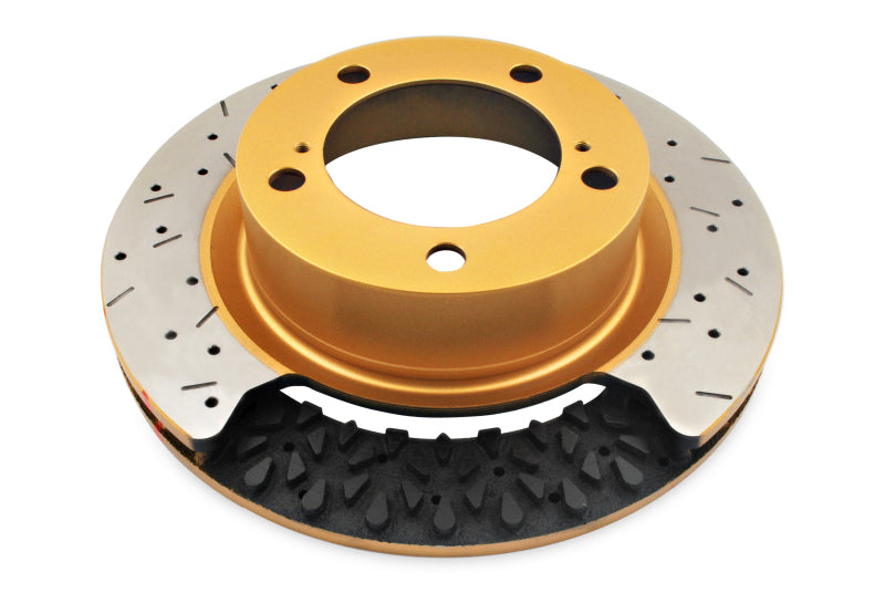 DBA 14-19 Chevrolet Corvette (C7) Z51 Front Crossdrilled 4000 XS Series Rotor w/Black Hat