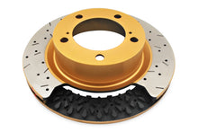 Load image into Gallery viewer, DBA 2016+ Holden RG Colorado / Trailblazer Rear 4000 Series XS Drilled &amp; Slotted Gold Brake Rotor