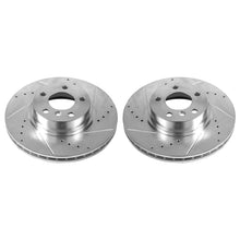 Load image into Gallery viewer, Power Stop 11-17 BMW X3 Front Evolution Drilled &amp; Slotted Rotors - Pair
