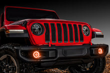 Load image into Gallery viewer, Oracle Jeep Wrangler JL/Gladiator JT LED Surface Mount Fog Light Halo Kit - ColorSHIFT SEE WARRANTY
