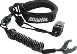 Pro Floating Wrist Lanyard Black W/Whistle