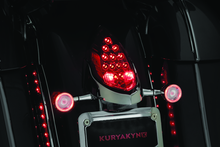 Load image into Gallery viewer, Kuryakyn Rear Turn Signal &amp; License Plate Mount Indian Chrome