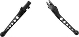 Custom Levers 5-Hole Black Big Twin 07-Up