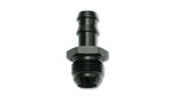 Vibrant -6 AN to 3/8in Barb Straight Fitting - Aluminum