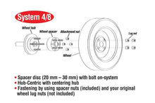 Load image into Gallery viewer, Eibach Pro-Spacer System 25mm Black Spacer - 2015 Ford Mustang Ecoboost / V6 / GT